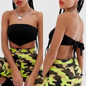 Tie Back Bandeau Top